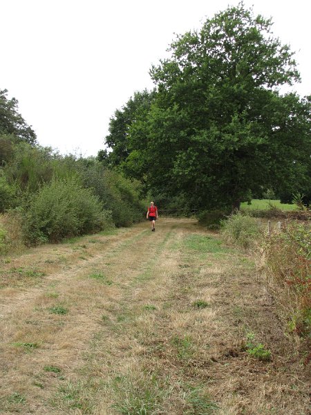 vicq_exemplet_wandeling.jpg - Na onze pittige fietstochten pakken we ook maar weer eens de wandelschoenen. Een korte wandeling van 15 km rond Vicq Exemplet. Niet spectaculair, gewoon lekker wandelen over onverharde paadjes en door rustige dorpjes.