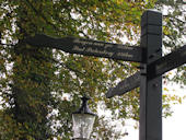 Pieterpad wegwijzer bij Vorden